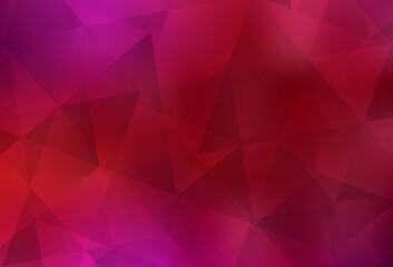 Obraz premium Light Red vector abstract mosaic background.