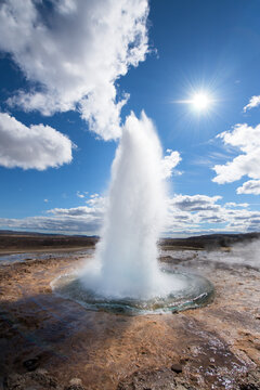 Iceland geyser