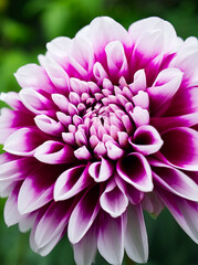 dahlia flower closeup