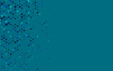 Light BLUE vector template with spots. Blurred bubbles on abstract backdrop with colorful gradient. Design for business adverts.