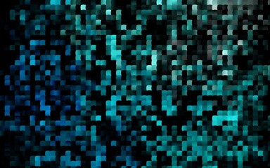 Dark BLUE vector template with crystals, rectangles. Abstract gradient illustration with rectangles. Modern template for your landing page.