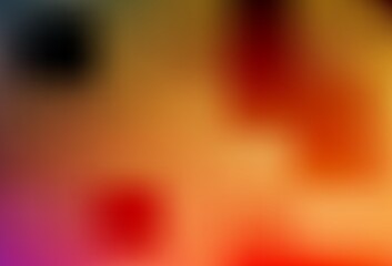 Light Orange vector blurred bright template.