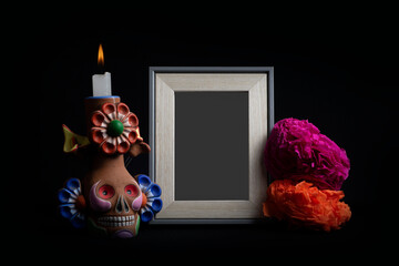 Dia de los muertos, Mini altar para dia de muertos  / Mini altar for day of the dead