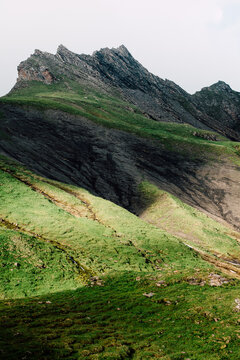 Rough mountain ridge