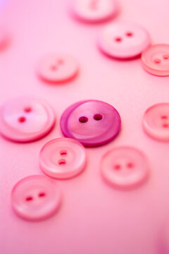 Pink buttons on pink background