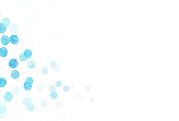 Light Blue, Yellow vector pattern with spheres.