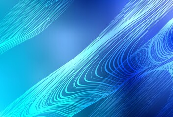 Light BLUE vector blurred pattern.