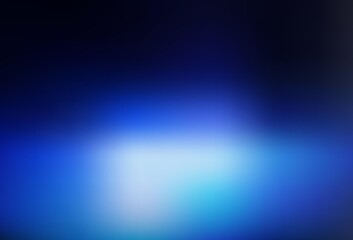 Dark BLUE vector blurred background.