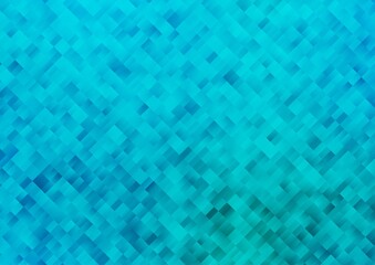 Light BLUE vector template with crystals, rectangles. Decorative design in abstract style with rectangles. Best design for your ad, poster, banner.