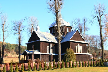 Wojtkówka kościół Architektura drewniana © woodyd