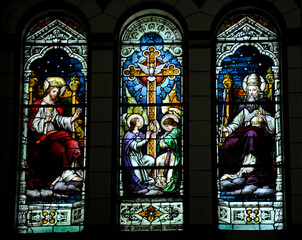 Holy trinity stain glass