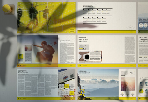 Modern Company Presentation Layouts=