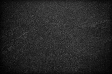 Dark grey black slate background or texture.
