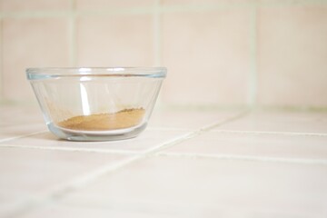 Sweet spices in a glass bowl
