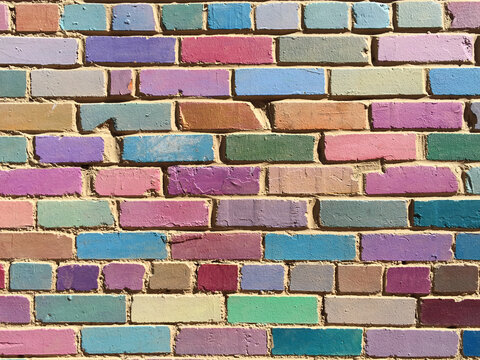 Painted Brick Wall