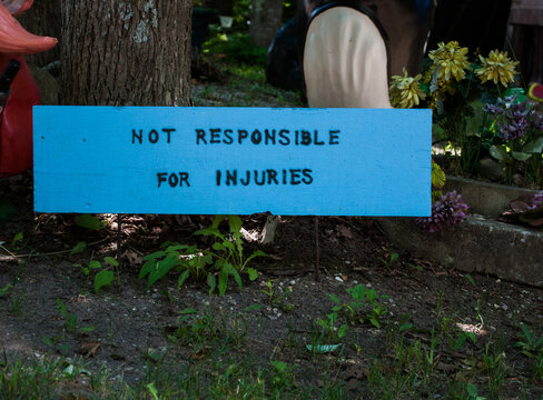not responsible for injuries""
