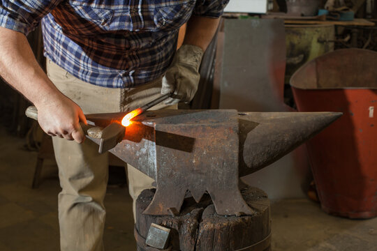 Blacksmith workshop, Italian craftsmanship.