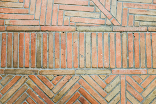 Old brick floor