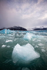 Glacier and Icebergs, Svalbard, Norway