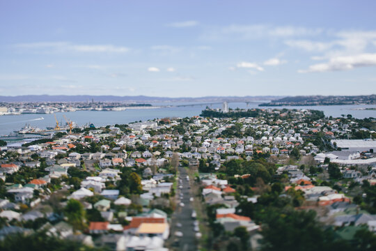 Tilted view of Devonpot, Auckland
