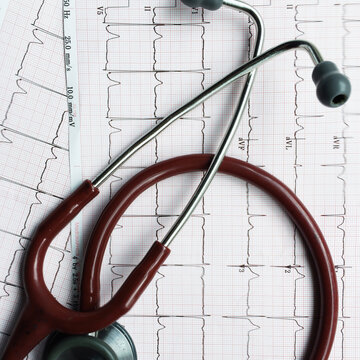 Stethoscope and ECG/EKG