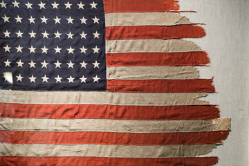 American vintage flag
