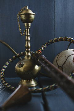 Hookah ready for use.