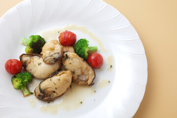 
牡蛎のバターソテー