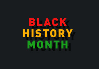 Black History Month vector illustration