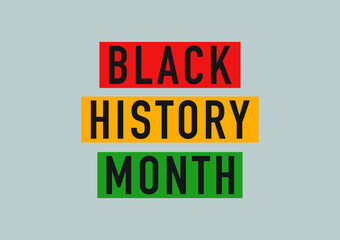 Black history month vector