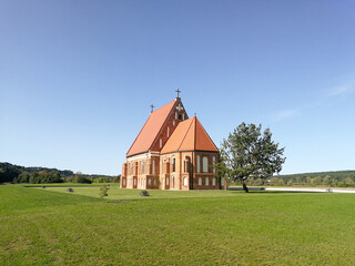 Old church of st. John the baptist in Zapyskis, Lithuania