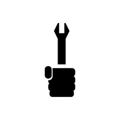 Key for bolt and nut icon