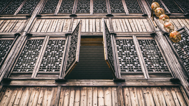 The ancient Chinese village,Zhejiang Province,China