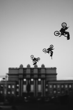 freestyle tricks in the air