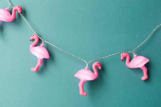 Flamingo light garland