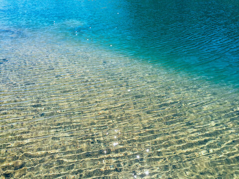 Clear waters of Lake Tahoe