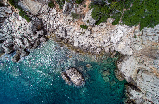 Aerial view of Perda Longa, Sardinia, Italy