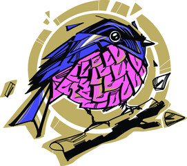 illustration of a bird