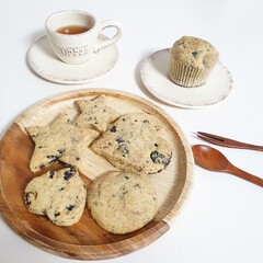cookies with coffee