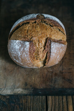 Homemade rustic bread