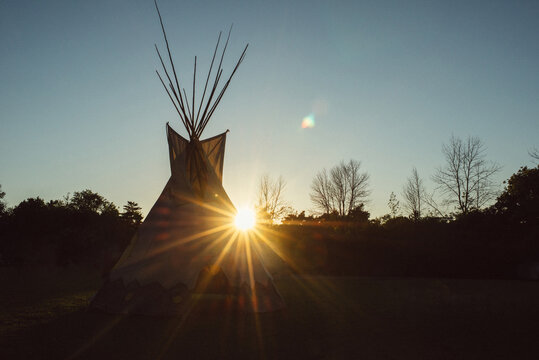 Sunflare and tipi