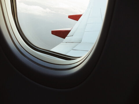 Plane Wing While Flying