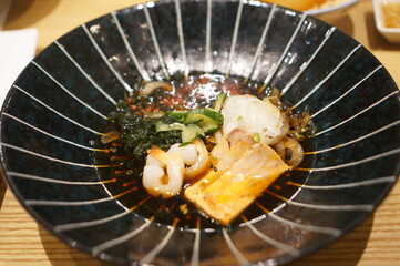 본참치의 코스요리중 초밥