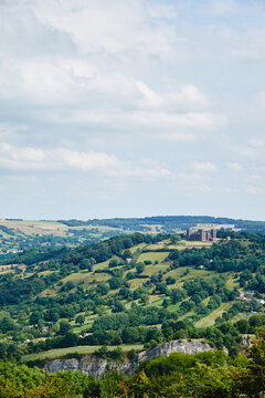 Riber Castle above Matlock. Derbyshire, UK.