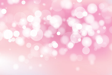 abstract bokeh light effect with pink background vector