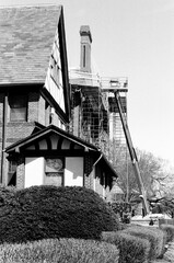 construction on a house 