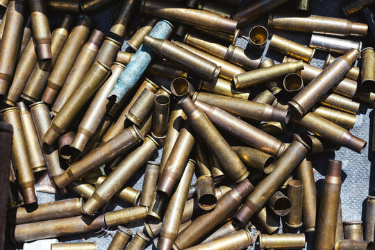 Overhead of a hunting bullets.