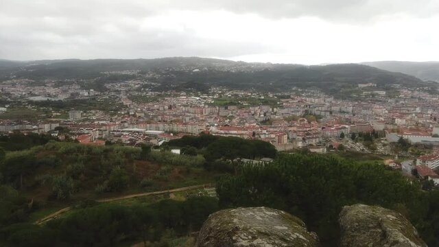 View of Ourense, city of Galicia.Spain.Europe