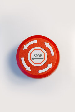 Red Stop Button