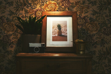 Vintage living room.